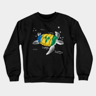 Saint Vincent and the Grenadines Turtle Crewneck Sweatshirt